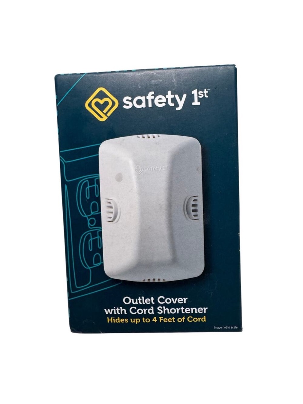NWOT Safety First Outlet Cover 4 Pack Cord Shortner White Baby Safety